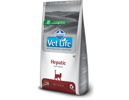 Сухий лікувальний корм Farmina Vet Life HEPATIC, для кішок, при хронічній печінковій недостатності, (30405) 400 г 