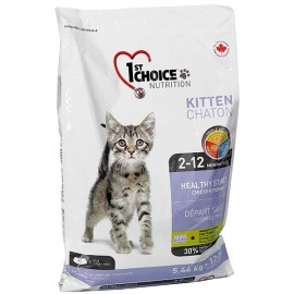 Сухой корм для котят 1st Choice Kitten Healthy Start, 5.44 кг..