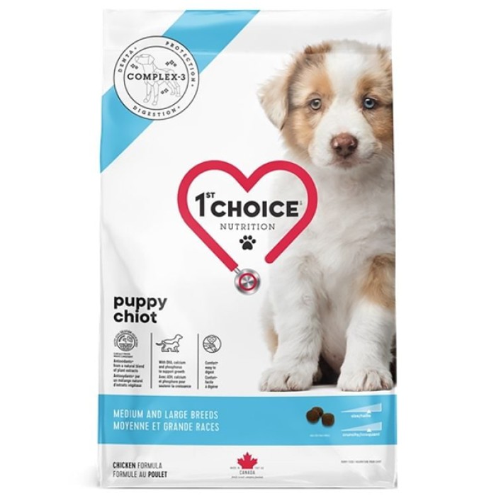 1st Choice Puppy Medium and Large ФЕСТ ЧОЙС ЦУЦЕНЯ СЕРЕДНІХ ВЕЛИКИХ сухий суперпреміум корм для цуценят середніх і великих порід, 2 кг.