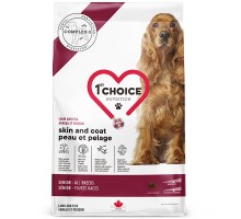 Сухой корм 1st Choice Senior Skin and Coat Lamb&Fish, для пожилых соба..
