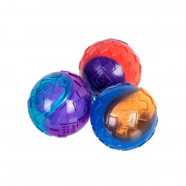 Іграшка для собак Три мячі з пищалкою GiGwi BALL, гума, 5 см..