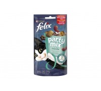Лакомство для котов FELIX PARTY MIX, океанический микс, 60 г..
