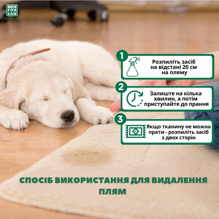 Menforsan Ферментное средство для мочи и пятен, 500мл