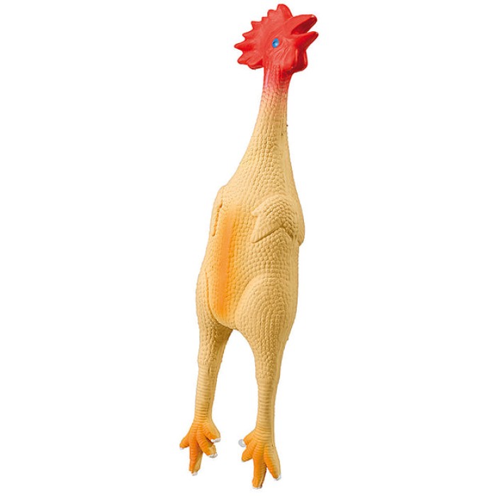 Ferplast PA 5556 CHICKEN-TOY SMALL Іграшка для собак з латексу з пищалкою, 28 x 6 х 5,5 см