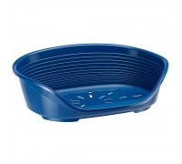 Ferplast SIESTA DELUXE 12 BLUE Пластиковий лежак для собак та котів, 1..