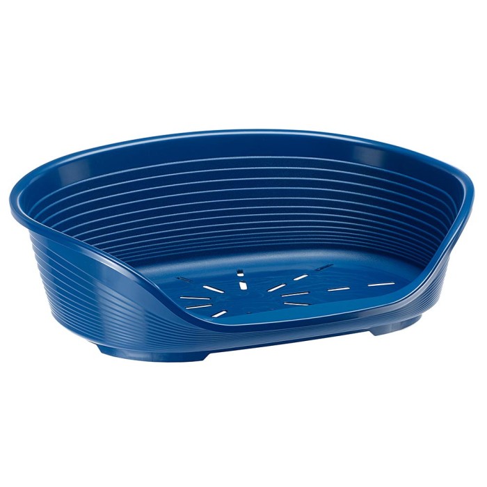 Ferplast SIESTA DELUXE 2 BLUE  Пластиковый лежак  для собак и кошек, 49 x 36 x 17.5 см