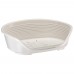 Ferplast SIESTA DELUXE 6 White Пластиковий лежак для собак та котів, 70.5 x 52 x 23.5 см