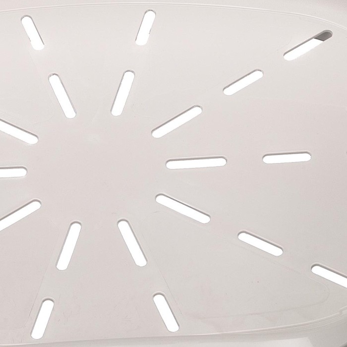 Ferplast SIESTA DELUXE 4 White  Пластиковый лежак  для собак и кошек, 61.5 x 45 x 21.5 см