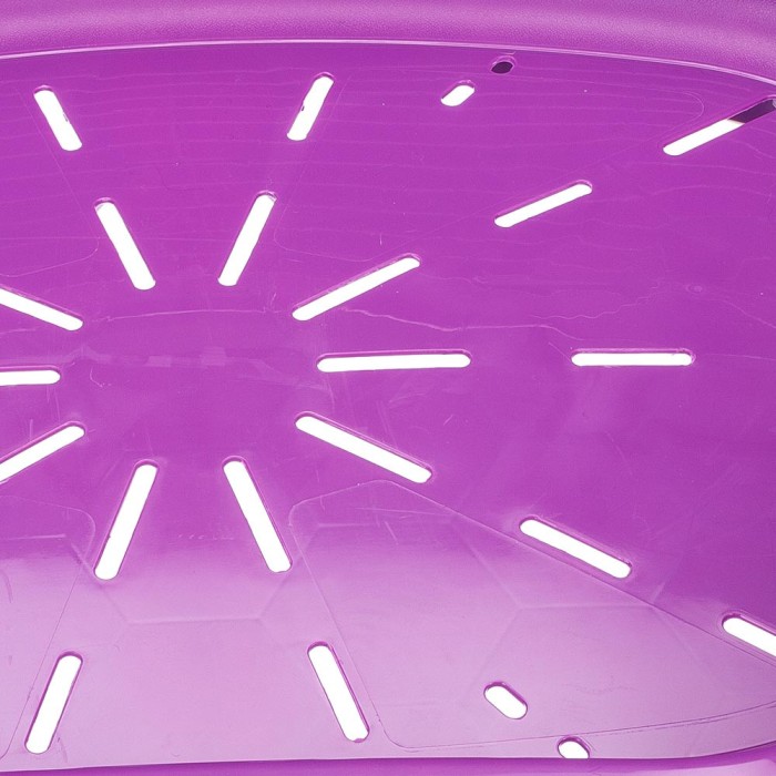 Ferplast SIESTA DELUXE 8 Violet  Пластиковый лежак  для собак и кошек, 82 x 59.5 x 25 см