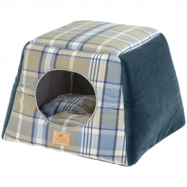 Ferplast EDINBURGH HOUSE BLUE Будиночок для котів, 37 x 37 см..