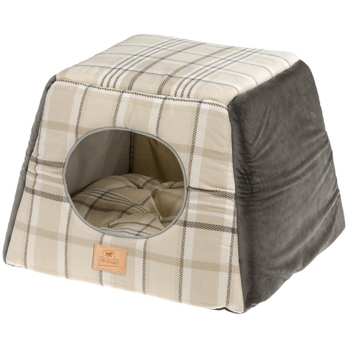 Ferplast EDINBURGH HOUSE BROWN Будиночок для котів, 37 x 37 см