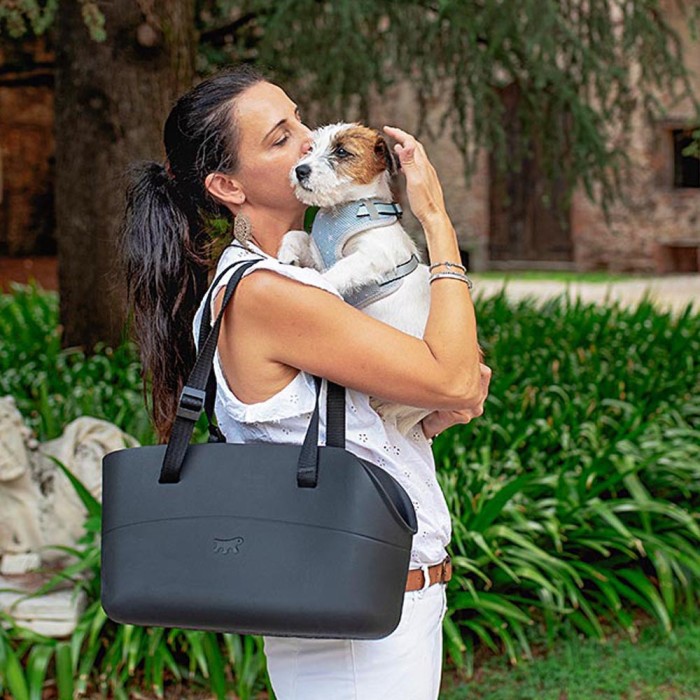 Ferplast WITH-ME BAG BLACK Сумка-переноска для собак та котів, 21,5 x 43,5 xh 27 см