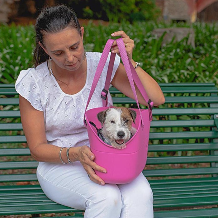 Ferplast WITH-ME BAG SMALL PURPLE Мягкая переноска для маленьких собак, 14 x 35 x h 22 см