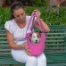 Ferplast WITH-ME BAG PURPLE Сумка-переноска для собак и кошек, 21,5 x 43,5 x h 27 см  - фото 3