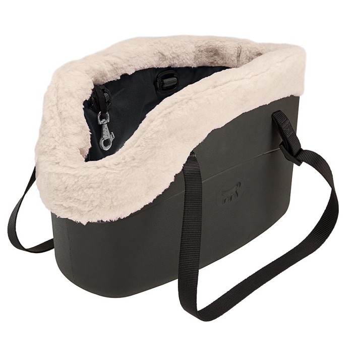 Ferplast WITH-ME BAG WINTER BLACK М'яка переноска для собак, 21,5 x 43,5 x 27 см