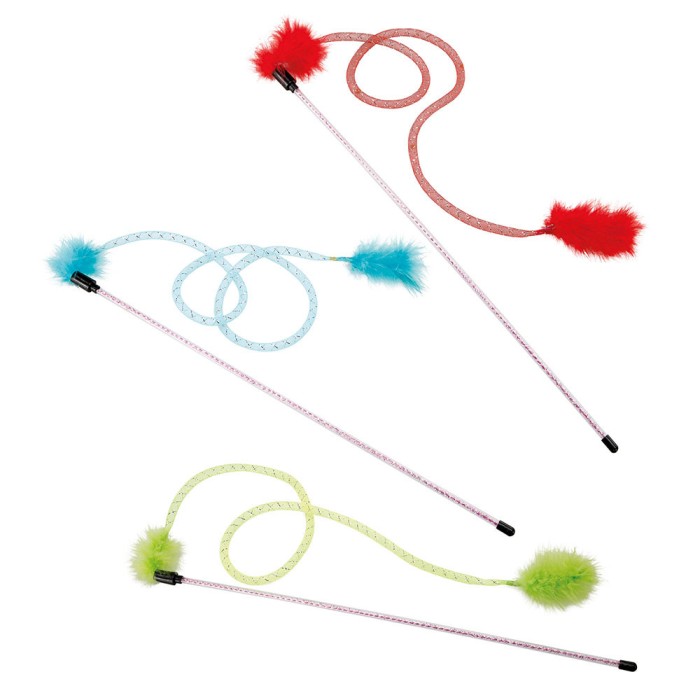 Ferplast PA 5002 CAT WHIP CM.150 Іграшка для кішок із пластику та синтетичного волокна 150 см
