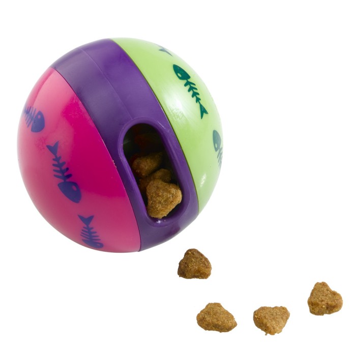Ferplast PA 5216 BISCUIT DISPENSER Игрушка для кошек с диспенсером для печенья ? 7 cm