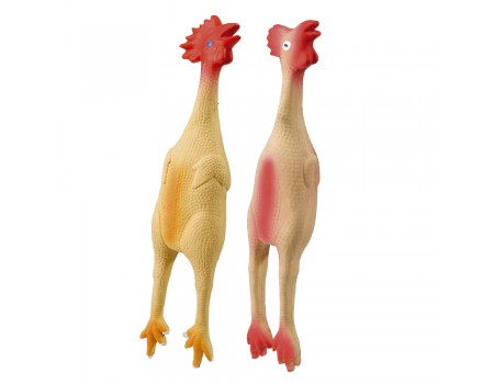 Ferplast PA 5556 CHICKEN-TOY SMALL Игрушка для собак из латекса с пищалкой, 28 x 6 х 5,5 см