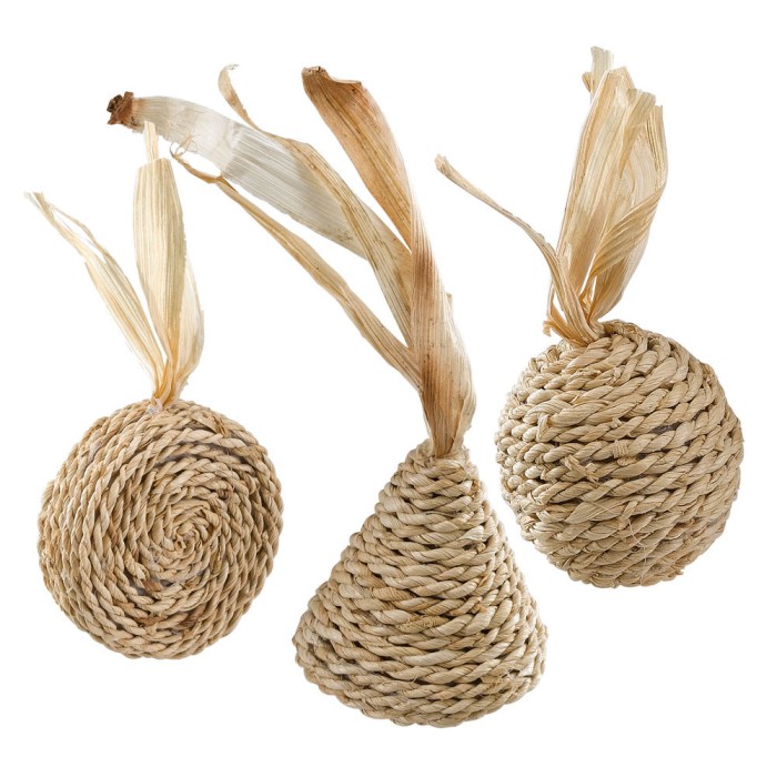Ferplast PA 5604 NATURAL FIBER TOY  Игрушка для кошек из соломы.  ? 5 см