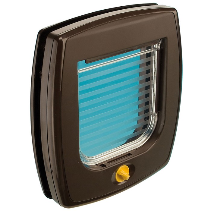 Ferplast SWING 3 BASIC BROWN Дверцята для собак та кішок. 22,5 x 5 xh 25.2 cm