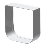 Ferplast  EXTENSION SWING 1 WHITE   Модульный расширительный туннель для дверей Swing 1; белый,  15.5 x 5 Х h 16 cm