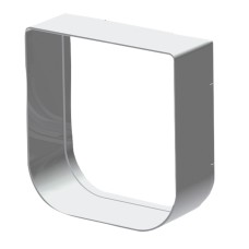 Ferplast EXTENSION SWING 1 WHITE Модульний розширювальний тунель для дверей Swing 1; білий, 15.5 x 5 Х 16 cm