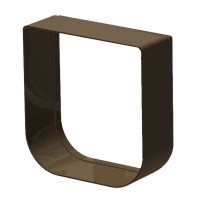 Ferplast  EXTENSION SWING 1 BROWN   Модульный расширительный туннель для дверей Swing 1; коричневый,  15.5 x 5 Х h 16 cm