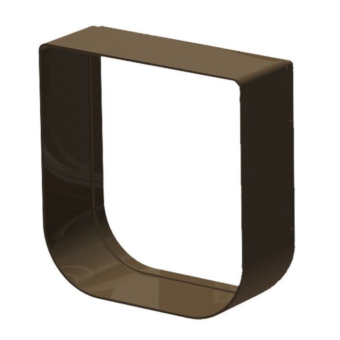 Ferplast EXTENSION SWING 1 BROWN Модульний розширювальний тунель для дверей Swing 1; коричневий, 15.5 x 5 Х 16 cm