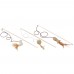 Ferplast PA 4998 WOODEN CAT WHIP Игрушка для кошек из дерева и сизаля, ? 0,6 x 40 см
