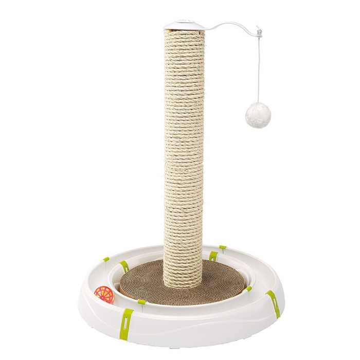 Ferplast MAGIC TOWER  Игрушка для кошек в форме желоба в комплекте с когтеточкой ? 40 x 55  см