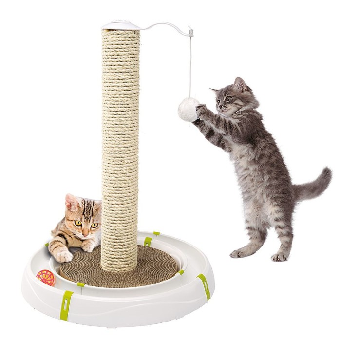 Ferplast MAGIC TOWER  Игрушка для кошек в форме желоба в комплекте с когтеточкой ? 40 x 55  см
