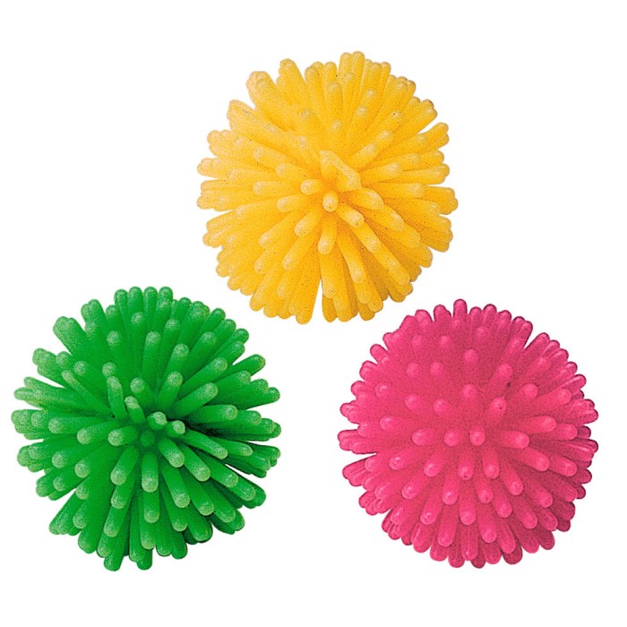 Ferplast PA 5402 SQUISH BALL ASSORTED   Игрушка для кошек из резины, 3.5 см