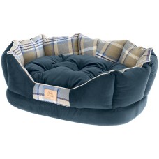 Ferplast CHARLES 50 BEDDING BLUE Лежанка  для собак и кошек, 45 x 35 x 17 см