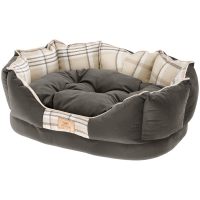 Ferplast CHARLES 60 BEDDING BROWN Лежанка  для собак и кошек, 56 x 42 x 20 см