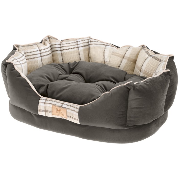 Ferplast CHARLES 50 BEDDING BROWN Лежанка  для собак и кошек, 45 x 35 x 17 см