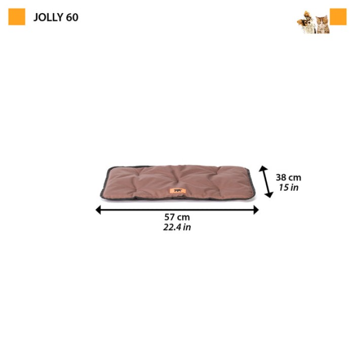 Ferplast JOLLY 60 CUSHION BLACK   Мягкое место  для собак и кошек, 57 x 38 см