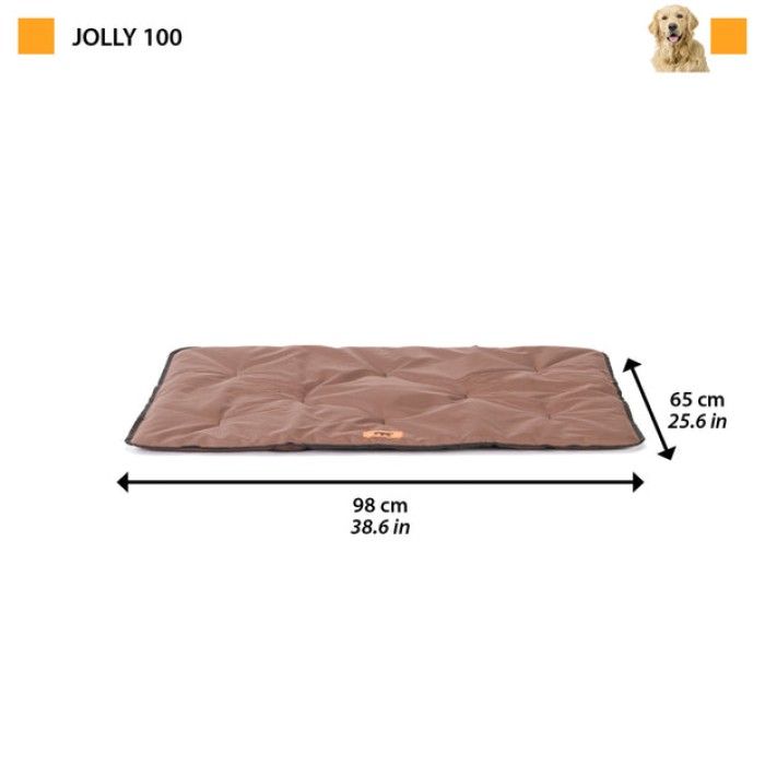 Ferplast JOLLY 100 CUSHION BLACK М'яке місце для собак та котів, 98 x 65 см