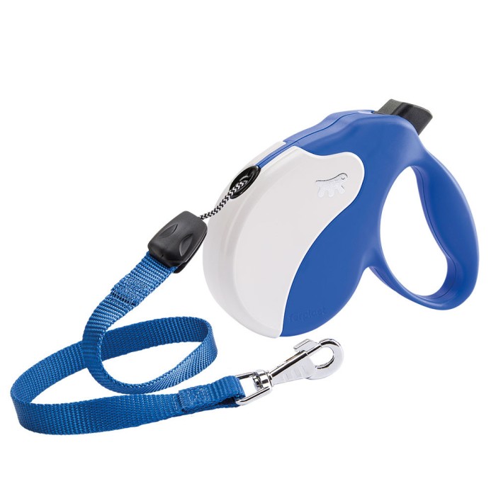 Ferplast AMIGO CORD L Повідець-рулетка для собак зі шнуром, синя, 3,8 м, 16 кг
