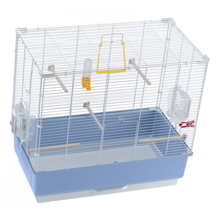 Ferplast CAGE REKORD 4 WHITE Клітка для канарок та маленьких екзотичних птахів, біла, 60 x 32,5 xh 57,5 cm