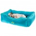 Ferplast JAZZY 50 BEDDING BLUE  мягкое место для собак и кошек, 55 x 45 x 20 см  - фото 2