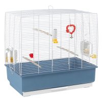 Ferplast CAGE REKORD 4 WHITE Клітка для канарок та маленьких екзотичних птахів, біла, 60 x 32,5 xh 57,5 cm