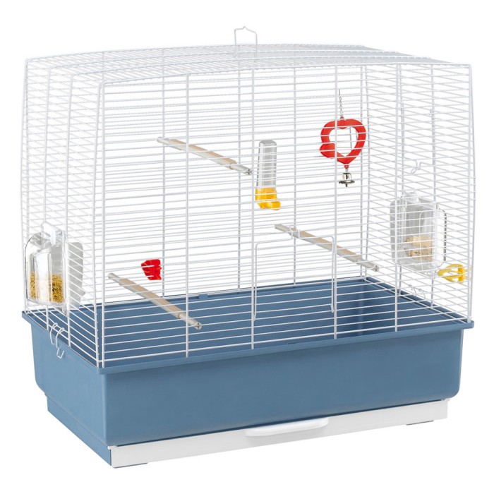 Ferplast CAGE REKORD 4 WHITE Клітка для канарок та маленьких екзотичних птахів, біла, 60 x 32,5 xh 57,5 cm