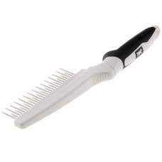 Ferplast GRO 5757 PREMIUM COMB Гребінець для підшерстя з зубами, що обертаються, для середньо- і довгошерстих собак і кішок 21 x 5,7 x h 2,4 cm