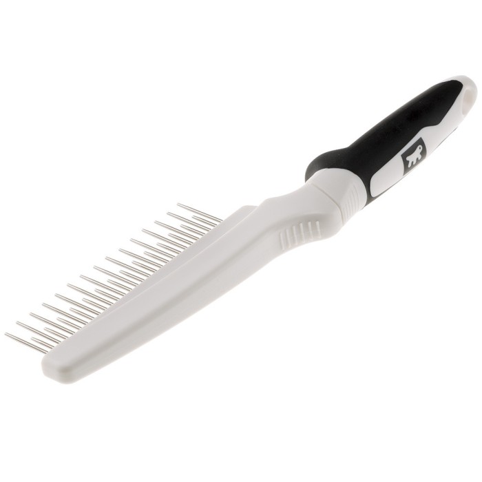 Ferplast GRO 5757 PREMIUM COMB Гребінець для підшерстя з зубами, що обертаються, для середньо- і довгошерстих собак і кішок 21 x 5,7 x h 2,4 cm