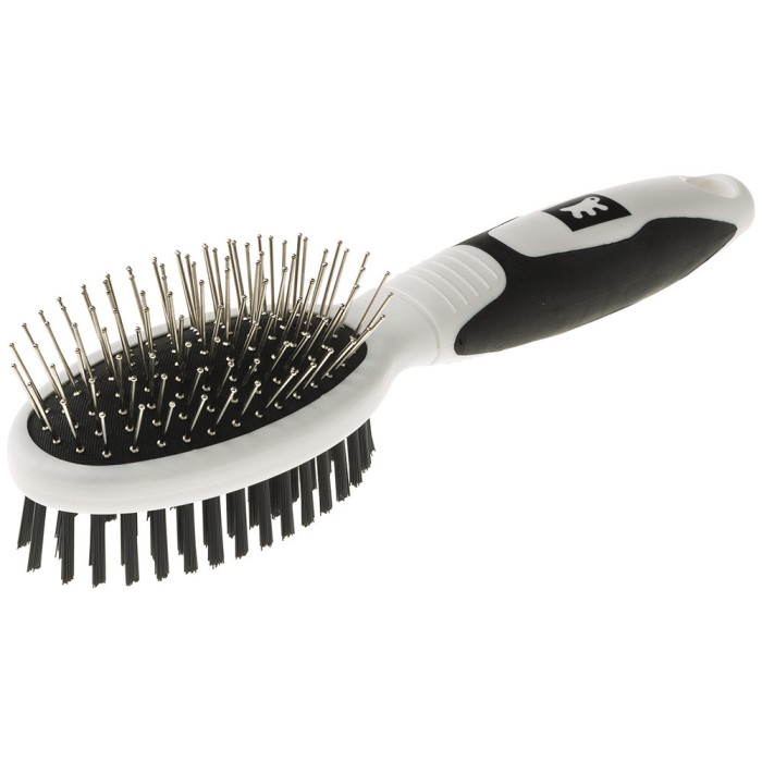 Ferplast  GRO 5762 PREMIUM BRUSH  Двусторонняя щетка для коротко-, средне - и длинношерстных собак и кошек 21,8 x 5,7 x h 5,5 cm