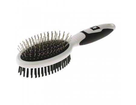 Ferplast GRO 5763 PREMIUM BRUSH  Двусторонняя щетка для коротко-, средне - и длинношерстных собак и кошек 23,5 x 6,7 x h 6 cm