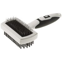 Ferplast GRO 5765 PREMIUM SLICKER BRUSH Двостороння щітка для середньо- та довгошерстих собак та котів 18,5 x 11 xh 5,2 cm