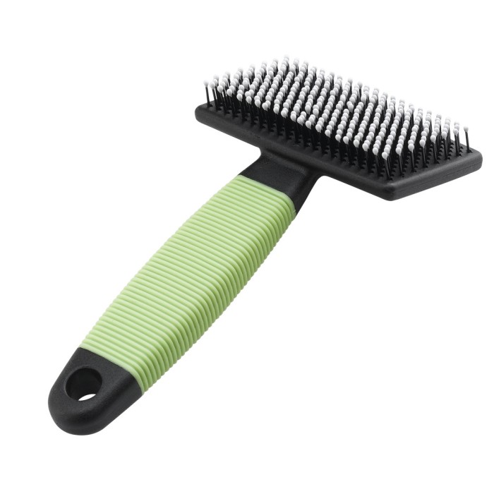 Ferplast GRO 5794 CAT COMB W/HANDLE Пуходерка для кішок із пластиковими зубцями 14,5 x 6,8 xh 3,5 cm