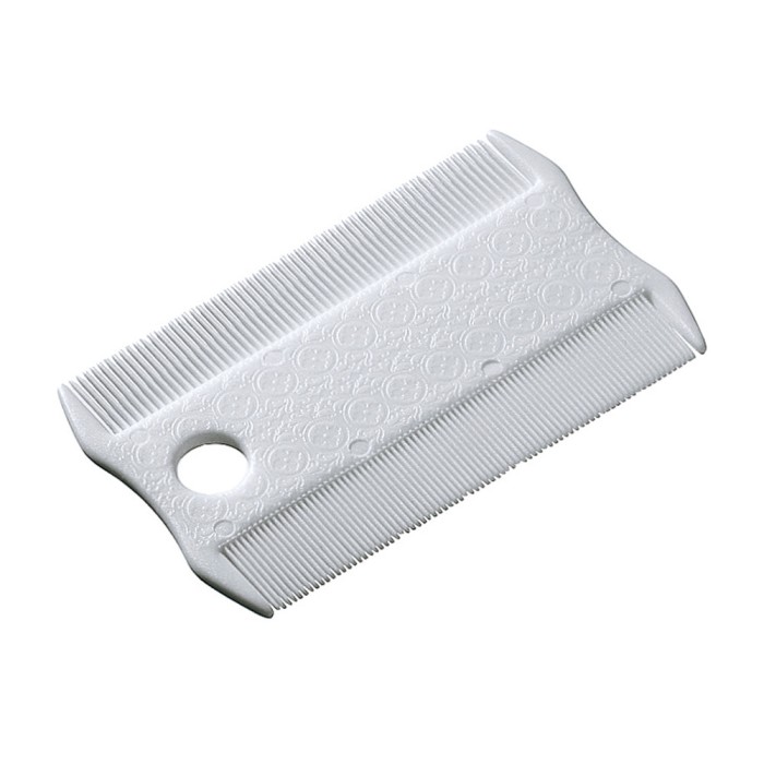 Ferplast  GRO 5836 FLEA COMB  Двусторонняя антиблошиная расческа для кошек и собак 8,5 x 5,2 x h 0,3 cm