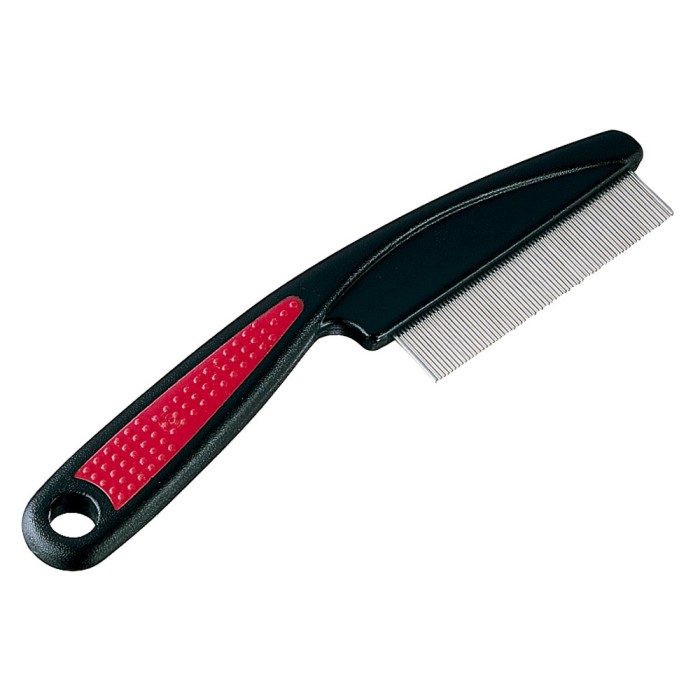Ferplast GRO 5838 FLEA COMB & HANDLE Двостороння антиблошина гребінець для котів та собак 15 x 1 xh 4 cm